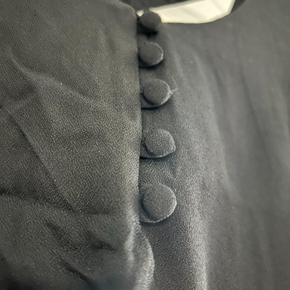 Jessica Lauren Sleeveless Vintage Black Dress, Size Medium - Picture 2 of 4